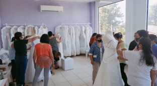 En el taller de Cimentando S. de Pilar