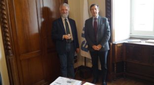 Incontro tra il Segretario Generale Donato Di Santo e il Generale di Brigata Fabrizio Parrulli, Comandante dei Carabinieri per la Tutela del Patrimonio Culturale. 8 febbraio 2017