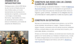 13° Foro Latinoamericano de Liderazgo en Insfraestructra, 9 al 11 de junio de 2015 en la ciudad de Antigua Guatemala